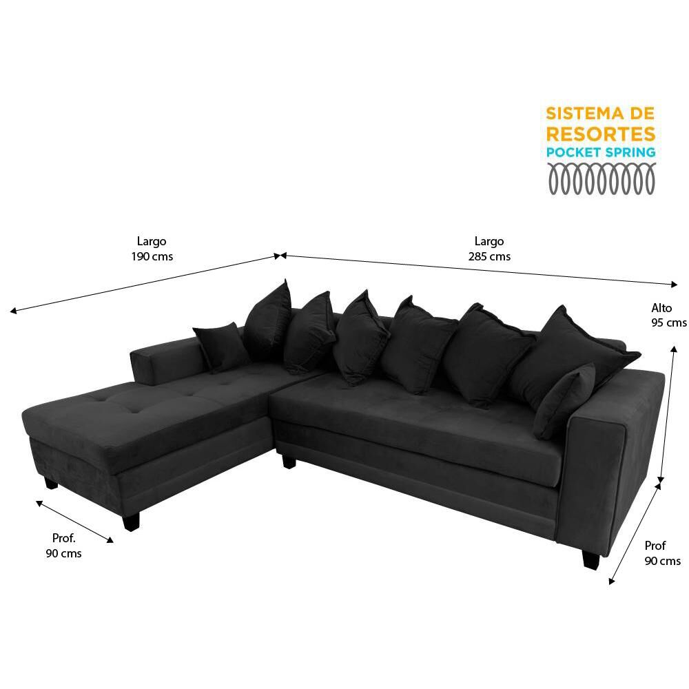 Sofa Seccional Living Factory Venecia / 5 Cuerpos image number 3.0