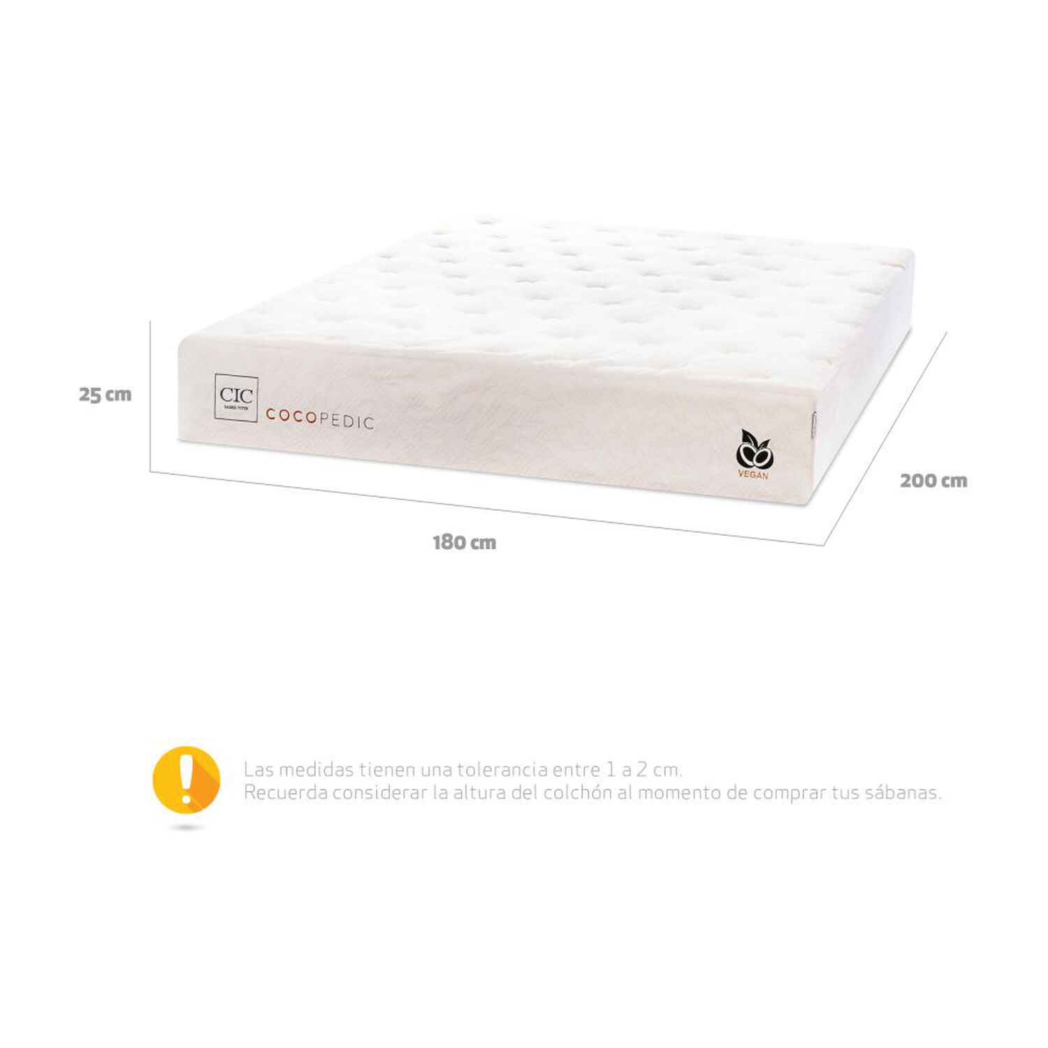Colch&oacute;n Cic Cocopedic / King / 200 Cm x 180 Cm image number 4.0