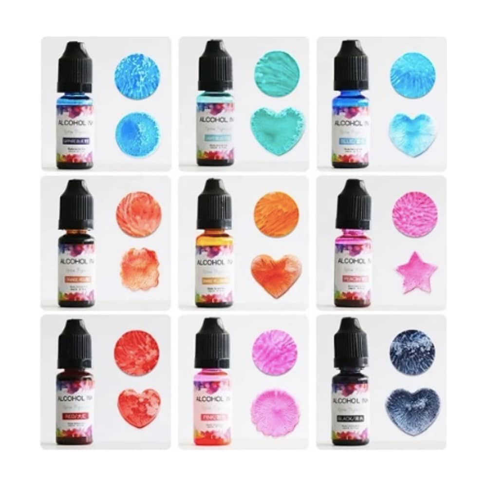 Pigmento Para Resina Epoxi | Set 24 Tintas Alcohol 3d image number 2.0