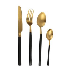 Set Cuberteria 24 Piezas Bistr&oacute; Copper