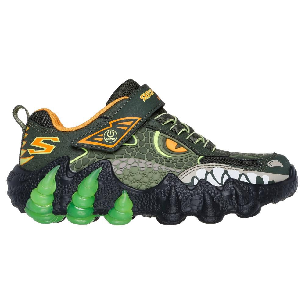 Zapatilla Infantil Niño Skechers Skech-o-saurus Lights 2.0 Olv image number 1.0