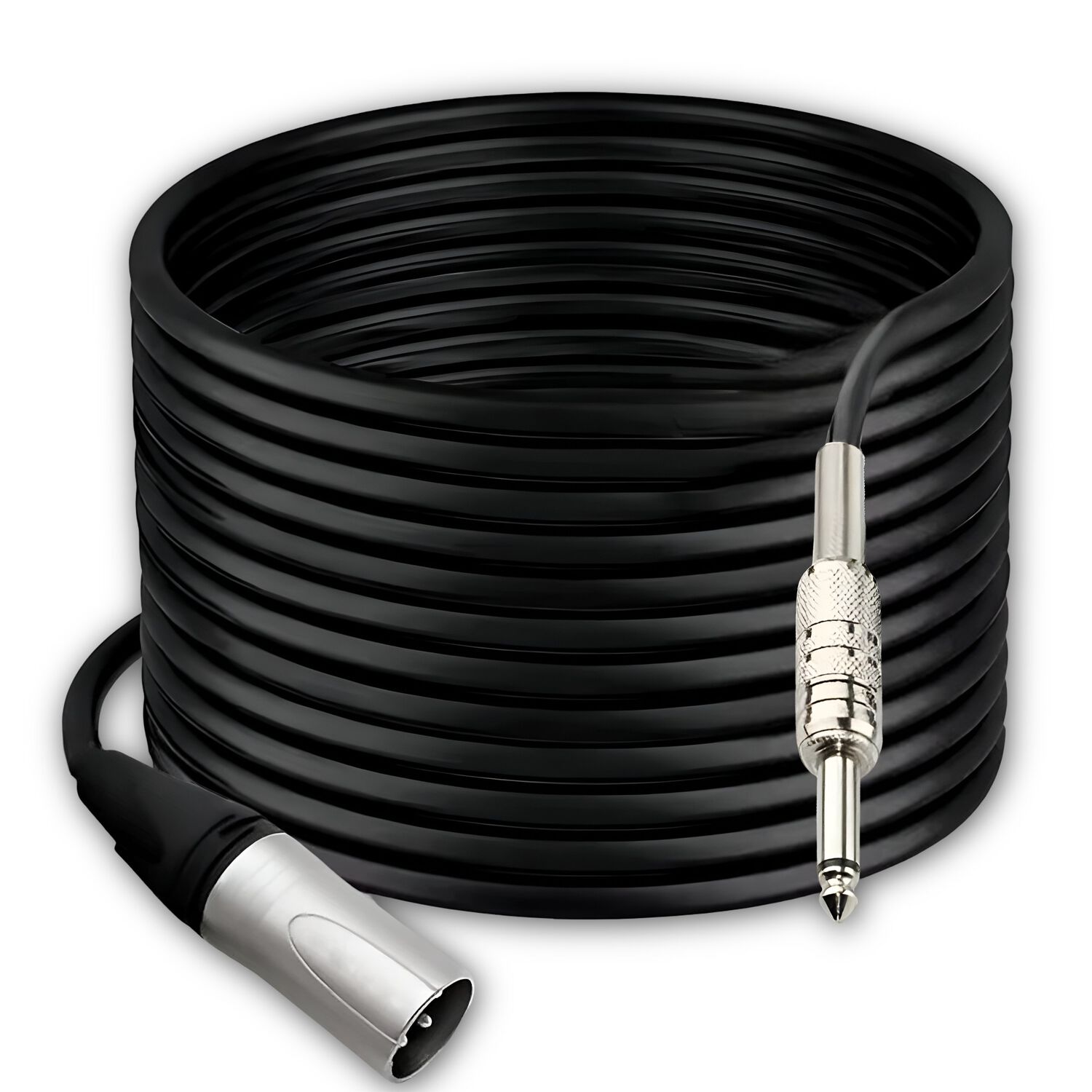 Cable De Audio Xlr Macho A Jack 6,3mm Profesional 10 Metros image number 0.0