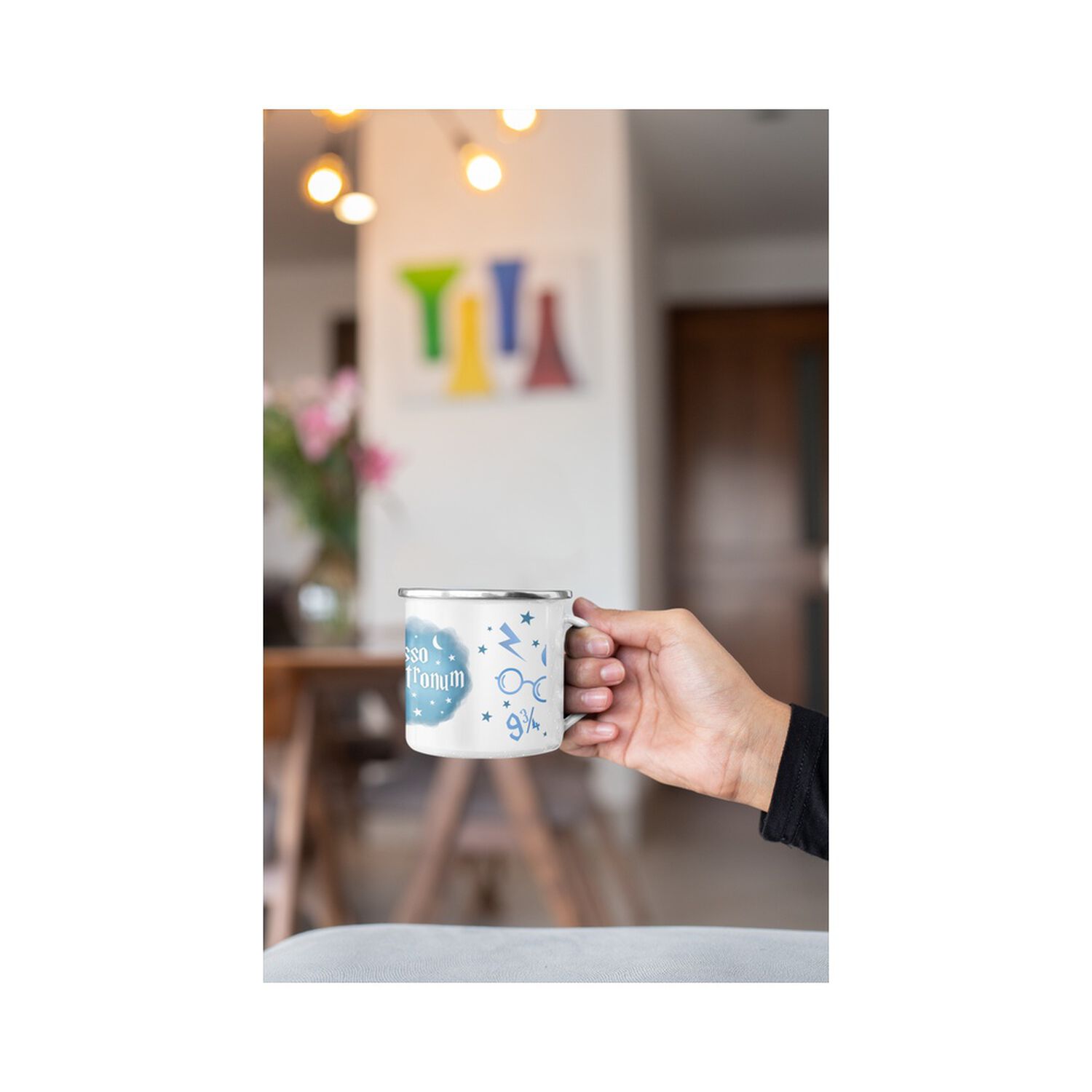 Taza Enlozada Lechera Expresso Patronum Harry Potter image number 3.0