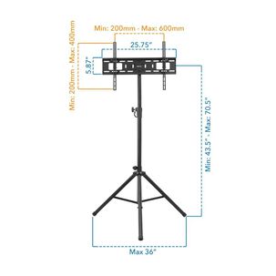 Soporte Tr&iacute;pode Port&aacute;til Para Tv 32 A 55 Pulgadas Ajustable