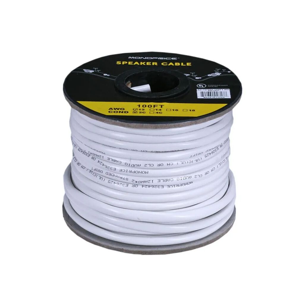 Cable Para Parlantes De 2 Conductores 12awg 30mts image number 0.0