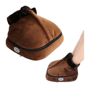 Masajeador De Pies 32cm Dise&ntilde;o Ergon&oacute;mico Color Marr&oacute;n