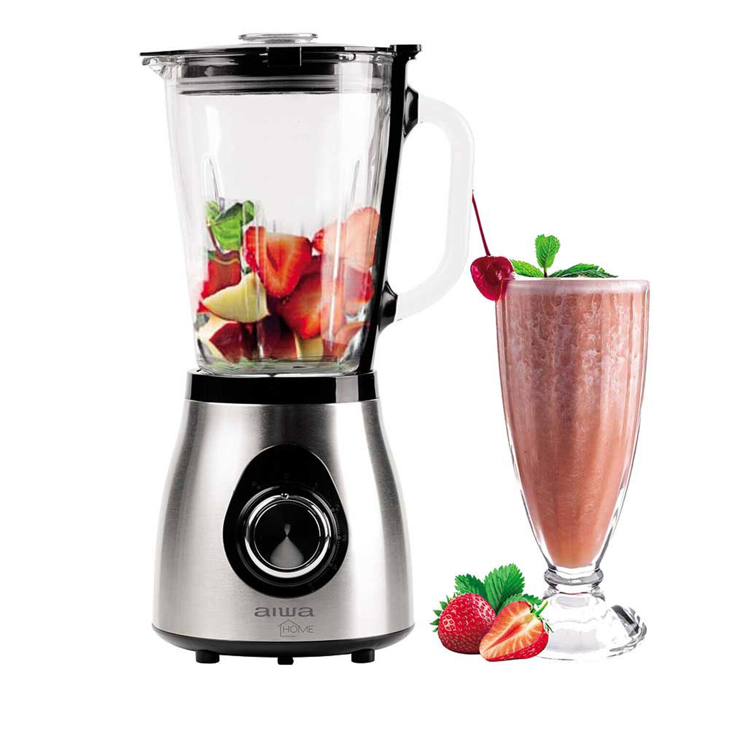 Licuadora De Pie Acero Inoxidable 1.5l Pica Hielo 500w image number 2.0