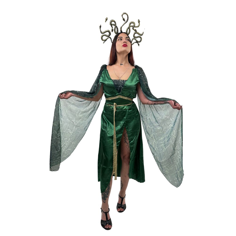 Disfraz Cosplay Medusa Mitologia Griega Gorgona image number 2.0