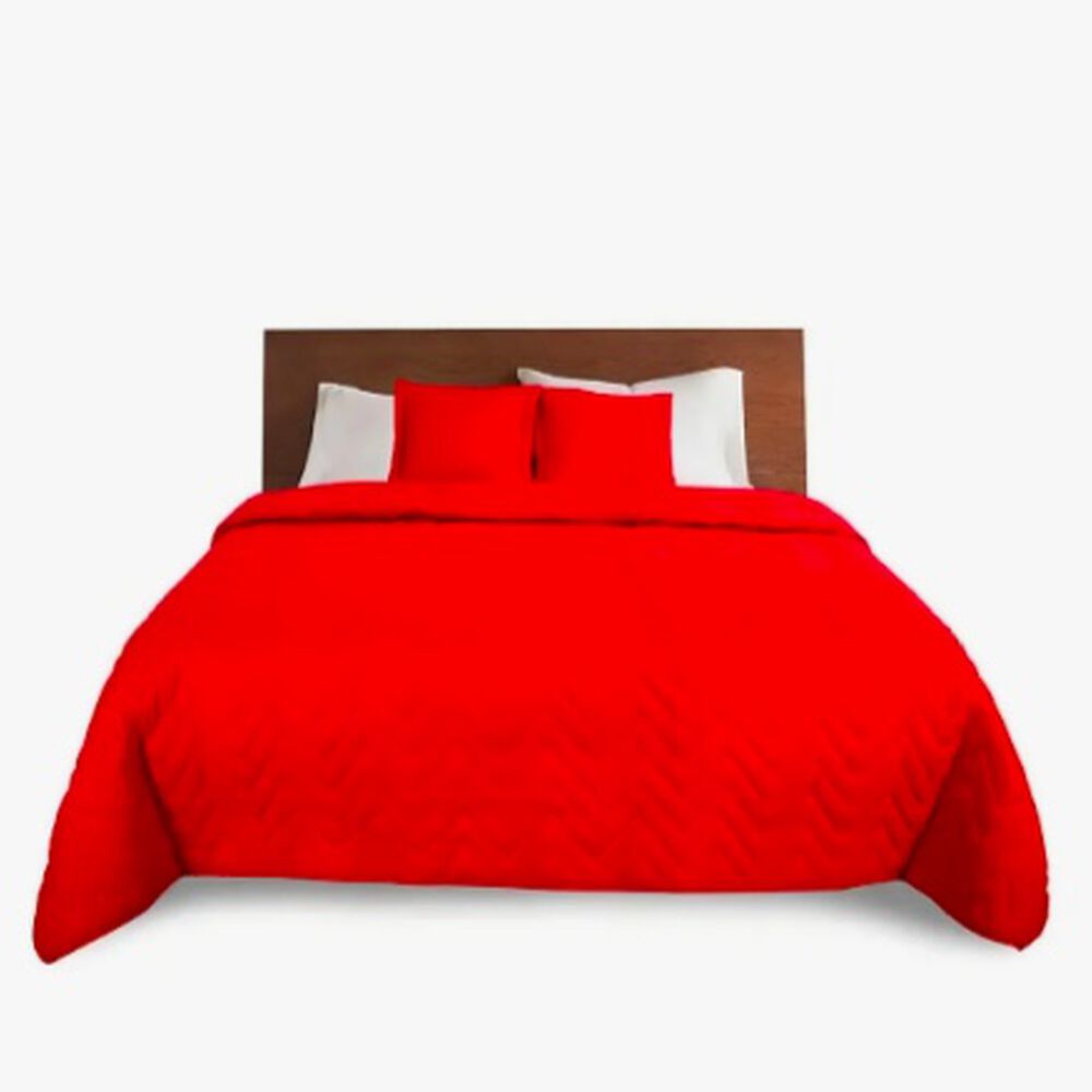 Cubrecama Quilt Rojo De Verano 2 Plazas image number 1.0