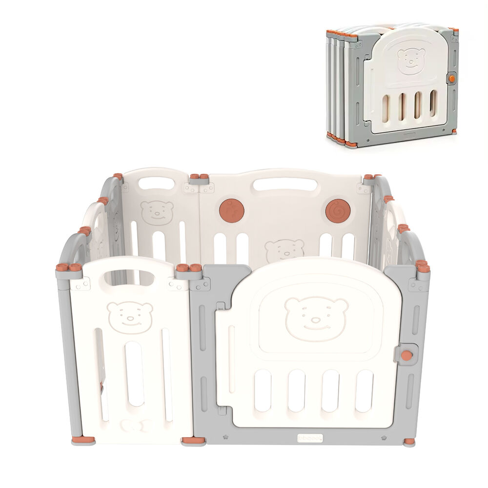 Corral Did&aacute;ctico De Juegos Plegable Teddy Grey image number 1.0