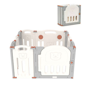 Corral Did&aacute;ctico De Juegos Plegable Teddy Grey