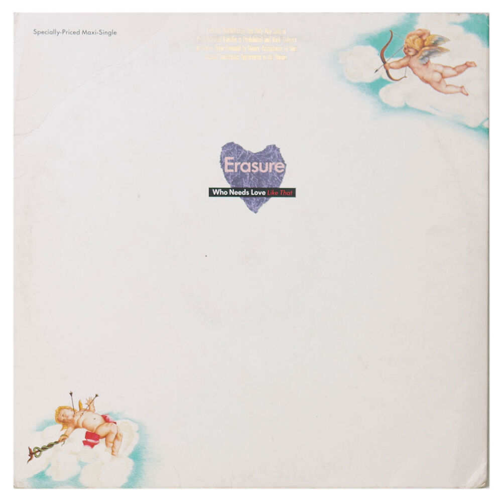 Erasure - Who Needs Love Like That | 12" Maxi Single Usado image number 0.0