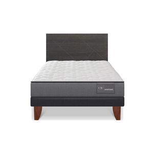Cama Europea Cic Anatomic / 1.5 Plazas / Base Normal + Respaldo