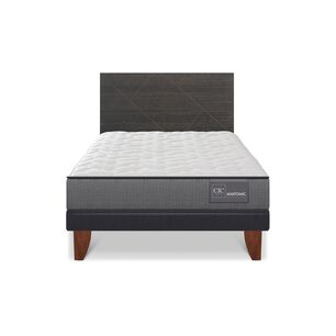Cama Europea Cic Anatomic / 1.5 Plazas / Base Normal + Respaldo