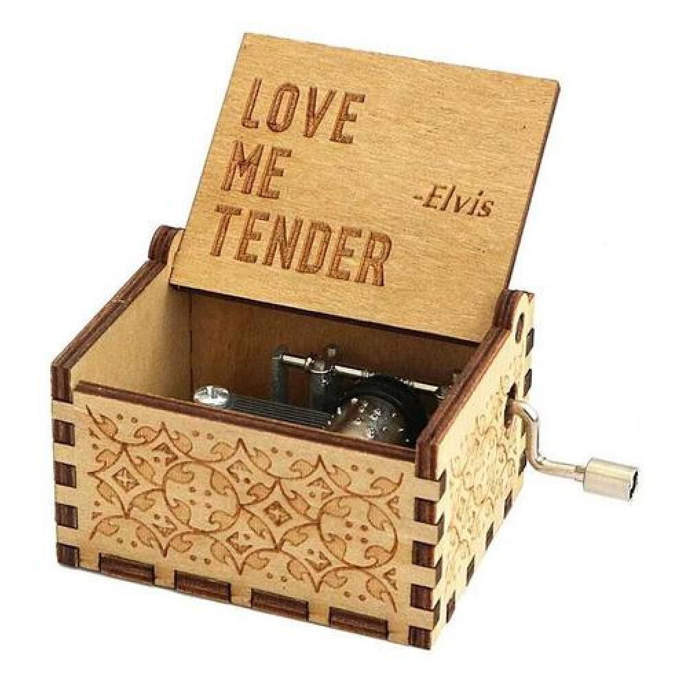 Caja Musical Madera Elvis Love Me Tender image number 0.0