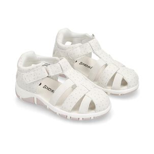 Sandalia Niña Topsis White