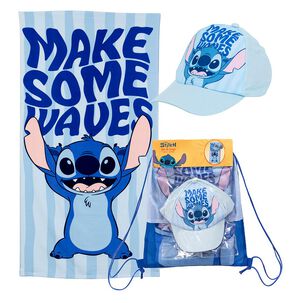 Toalla De Playa Infantil Con Jockey Disney-stitch Olas / 140x70 Cm Toalla De Playa Infantil Con Jockey Disney-stitch Olas / 140x70 Cm