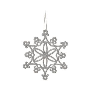 Adorno De Navidad Casaideal Orna Copo Plateado