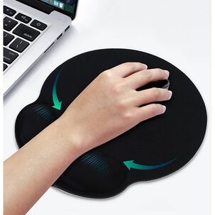 Mouse Pad Ergon&oacute;mico Con Apoya Mu&ntilde;ecas Gel Con Memory Foam
