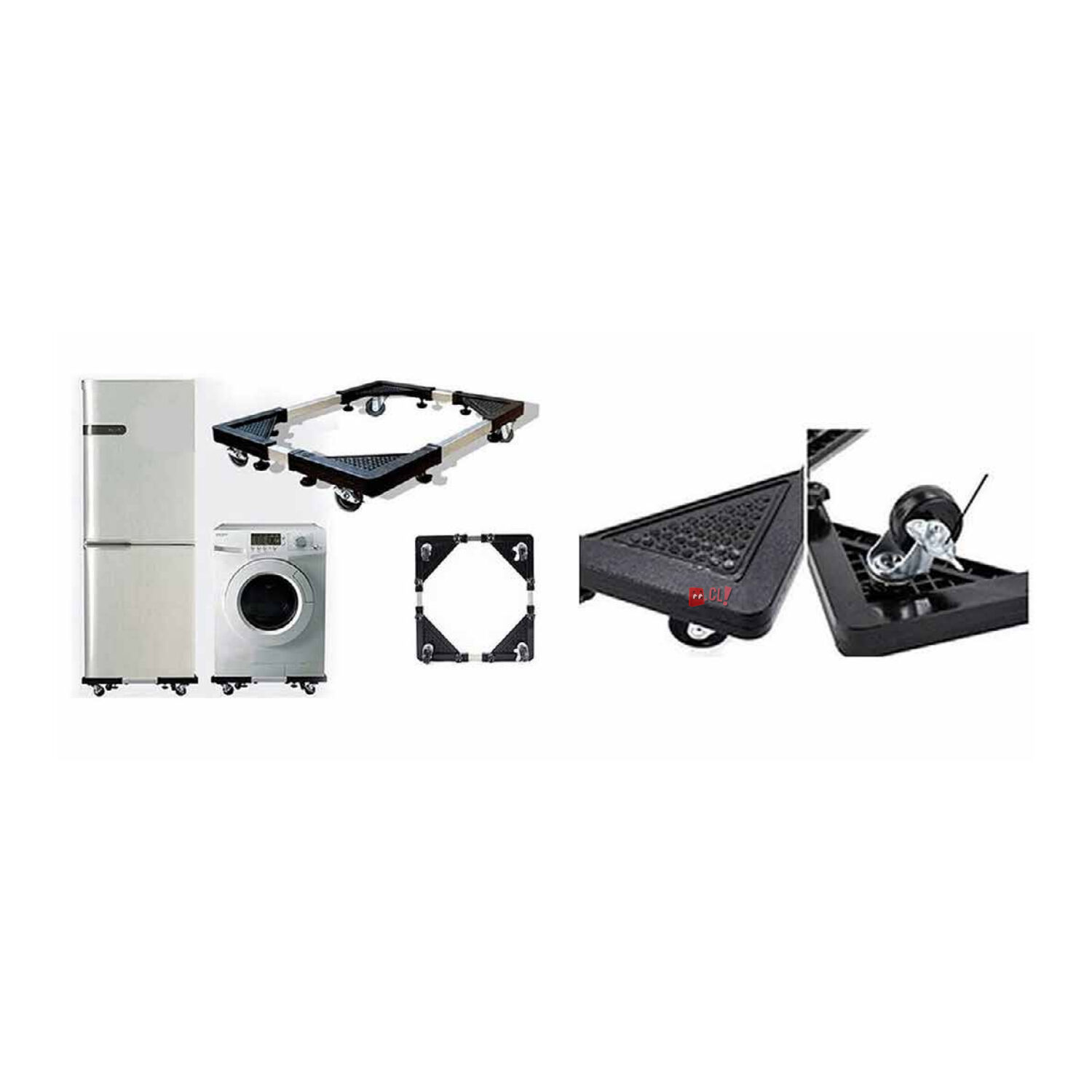 Base Ajustable Multiuso Con Ruedas Carga 138kg - Ps image number 1.0