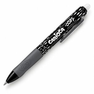 Bol&iacute;grafo Borrable Carioca Oops Negro Retr&aacute;ctil - Ps