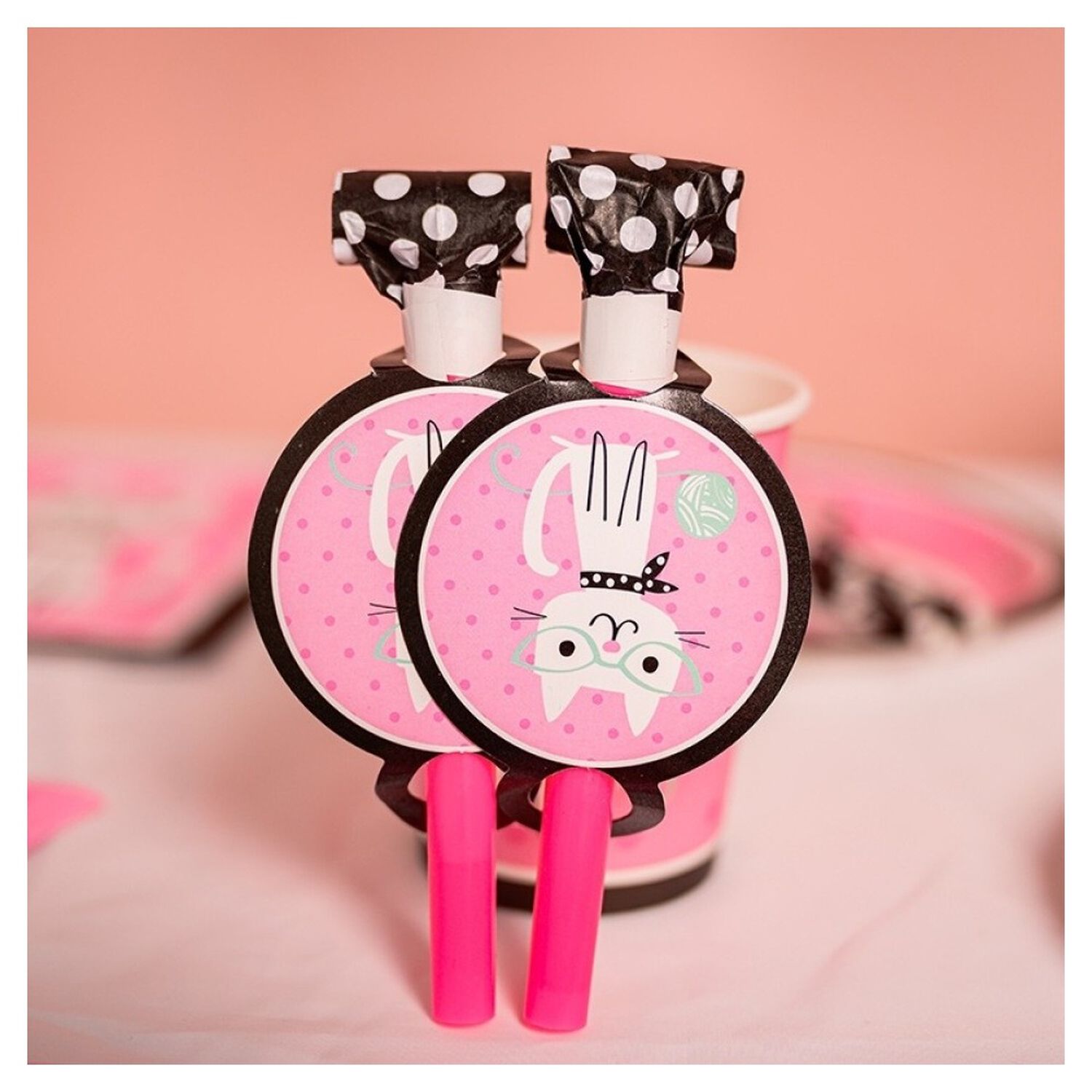Set Cumplea&ntilde;os Gato Kitty Cat Diva Purrfect Cotill&oacute;n 6 Uni image number 4.0