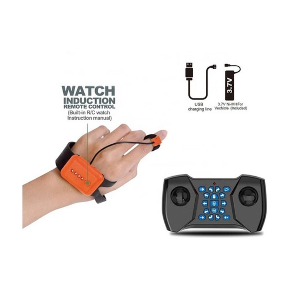 Tanque De Juguete Control Remoto Y De Gestos 2.4ghz Naranjo image number 3.0