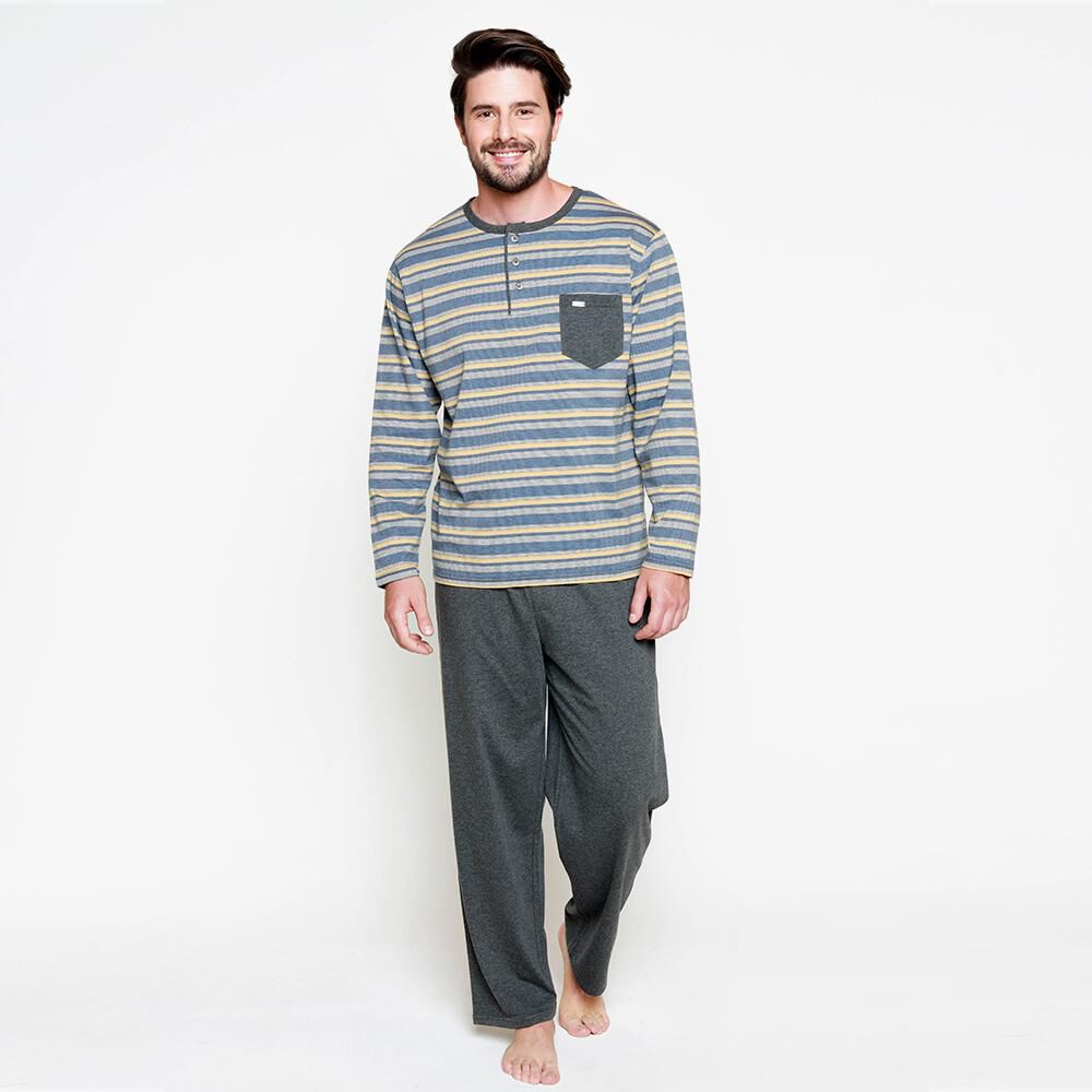 Kayser Kayser Pijama Caballero Algodón VERDE | platanitos.com
