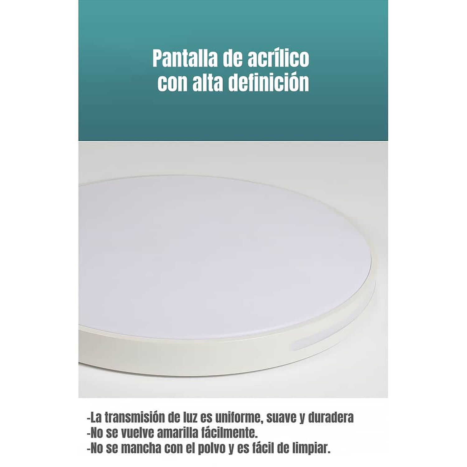 L&aacute;mpara De Techo Led 30cm 18w By Lubabycas image number 3.0