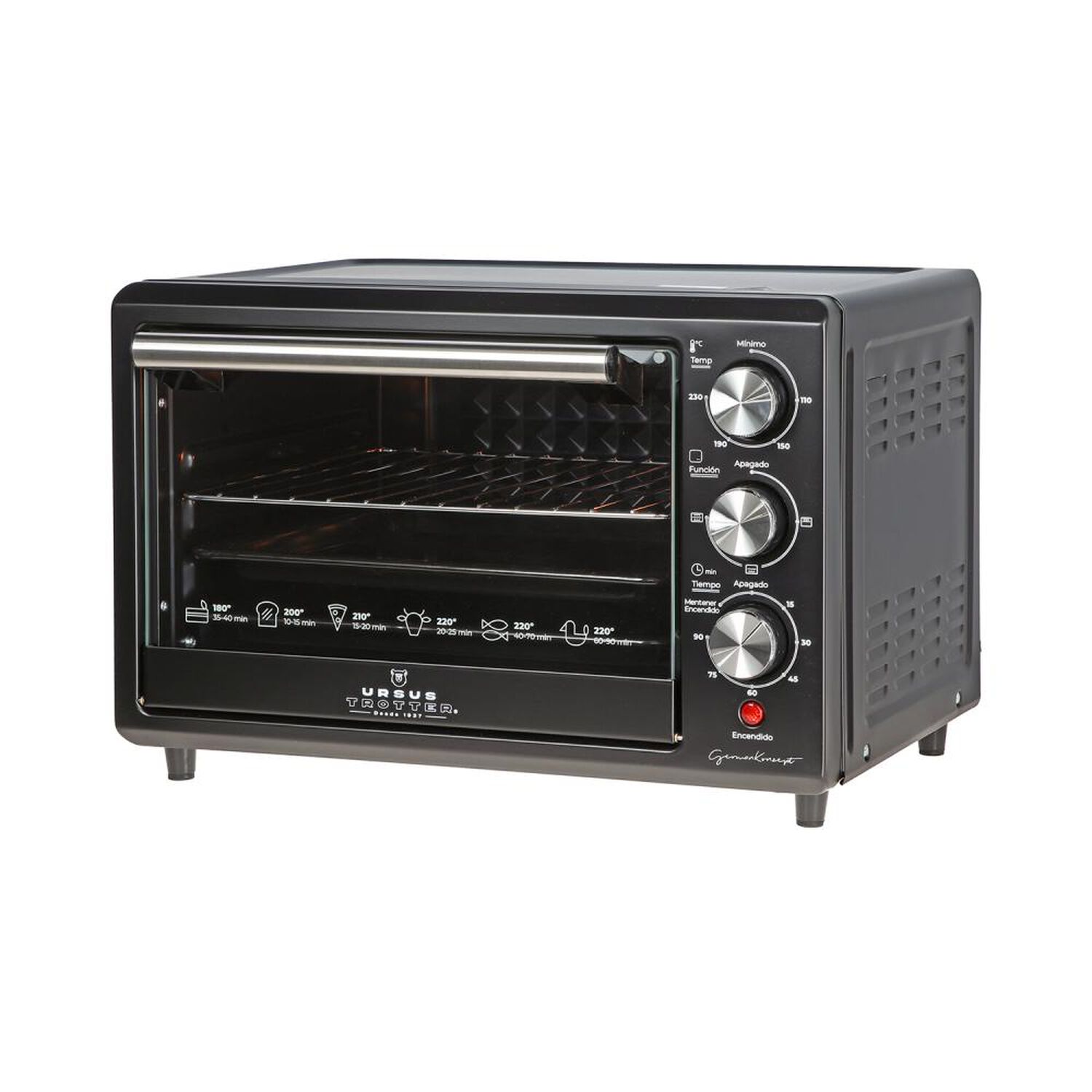 Horno El&eacute;ctrico Ursus Trotter UT-Backofen Pro-B 25L / 25 Litros / 1500W image number 6.0