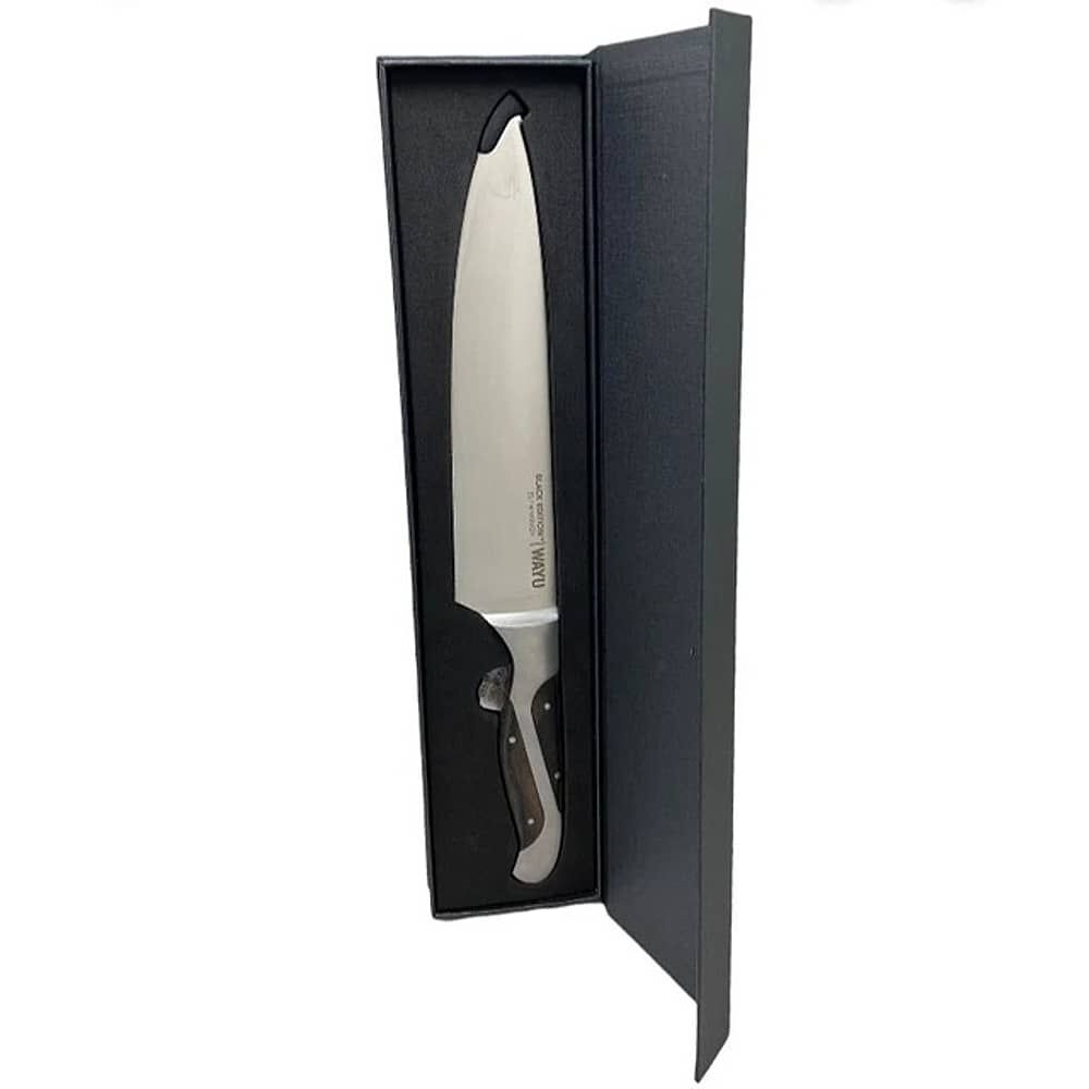 Cuchillo Chef Profesional Black Edition Wayu Antideslizante image number 0.0