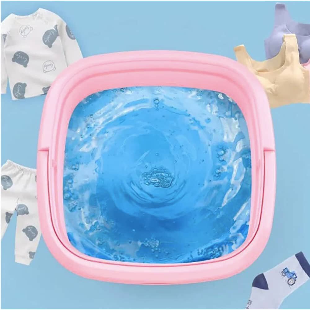 Mini Lavadora Portatil Plegable Personal Hogar image number 2.0