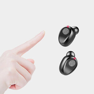 Audífonos Inalámbricos Bluetooth Magnético Indicador Negro