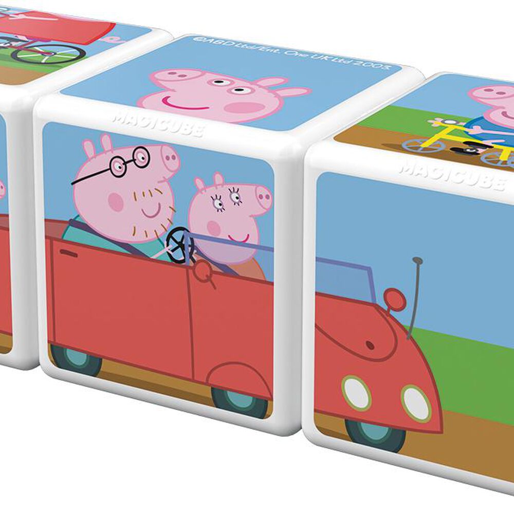 Cubos Magnéticos Magicube Peppa Pig - Viaja Con Peppa (3 Piezas) image number 5.0