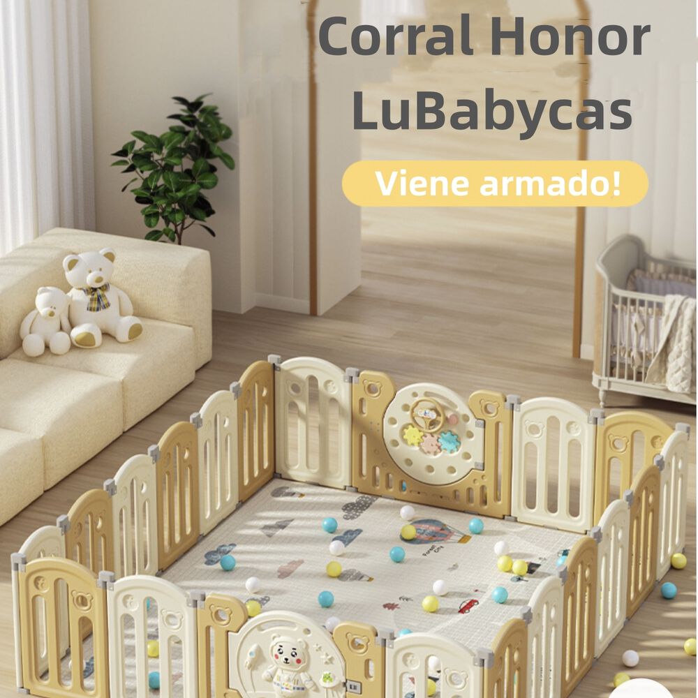 Corral Bebé 153x160cm Con Accesorios Lubabycas image number 7.0