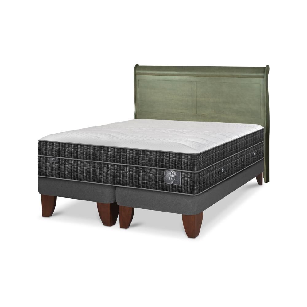 Cama Europea Cic Lux / King / Base Dividida + Respaldo image number 4.0