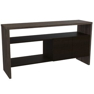 Arrimo 1 Puerta Fm-003o - Caf&eacute; Oscuro Y Negro