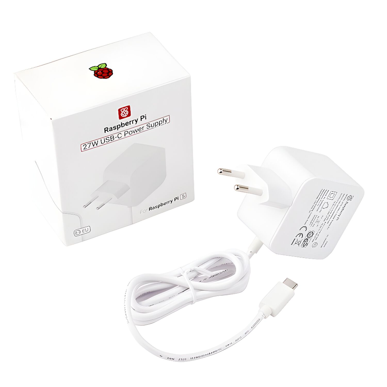 Transformador Usb-c Oficial Para Raspberry Pi 5 27w 5.1v 5a image number 0.0