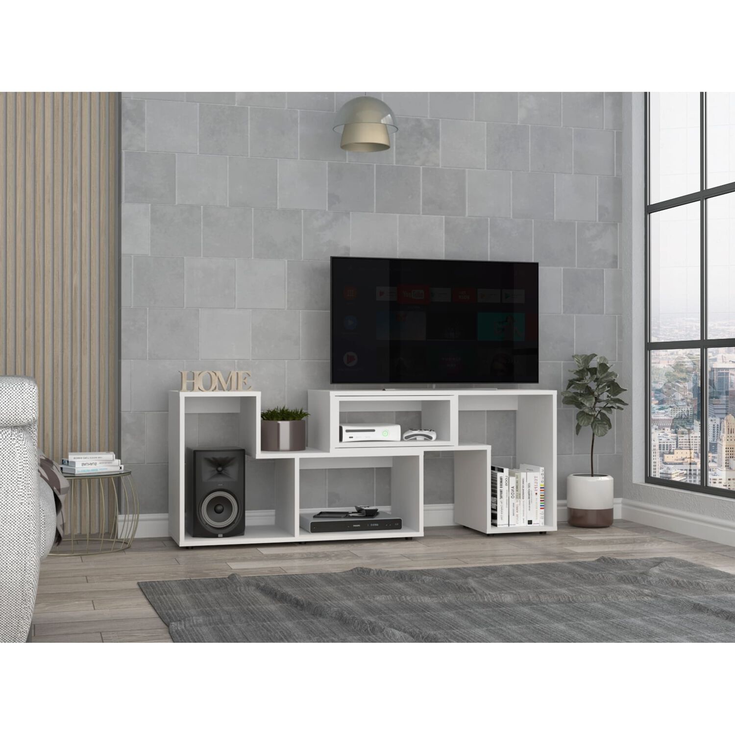 Rack Tv 50" Extensible 120/160 Cm image number 5.0