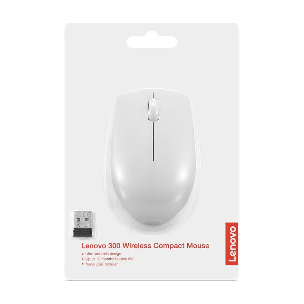Mouse Lenovo 300 Wireless Compact - Cloud Grey image number 7.0