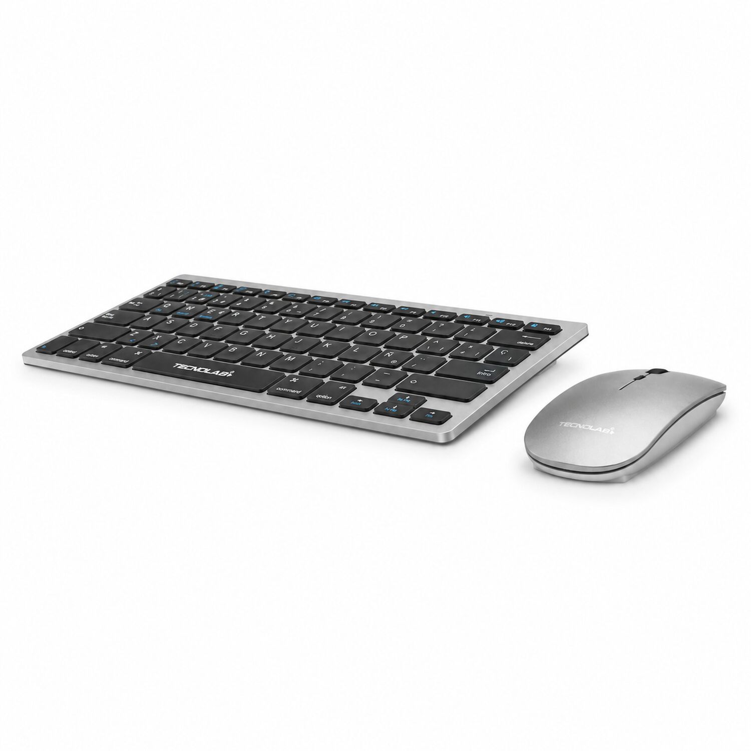 Kit Teclado Y Mouse Inal&aacute;mbrico Conexi&oacute;n Bluetooth + Usb 2g image number 1.0