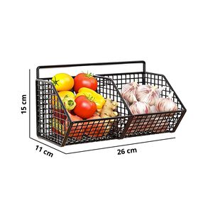 Cestas De Almacenamiento Flotante Para Verduras Frutas Pared