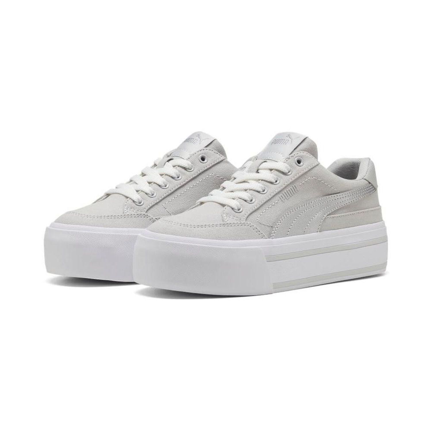 Zapatilla Urbana Mujer Puma Court Classic Vulc Fs Platform Wns Gris image number 1.0