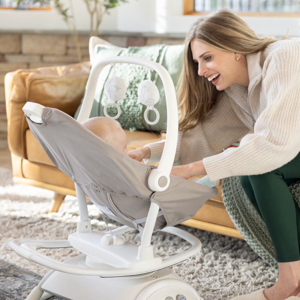 Silla Nido Bouncer Sansa 2in1 Cosmo Tan Joie image number 8.0