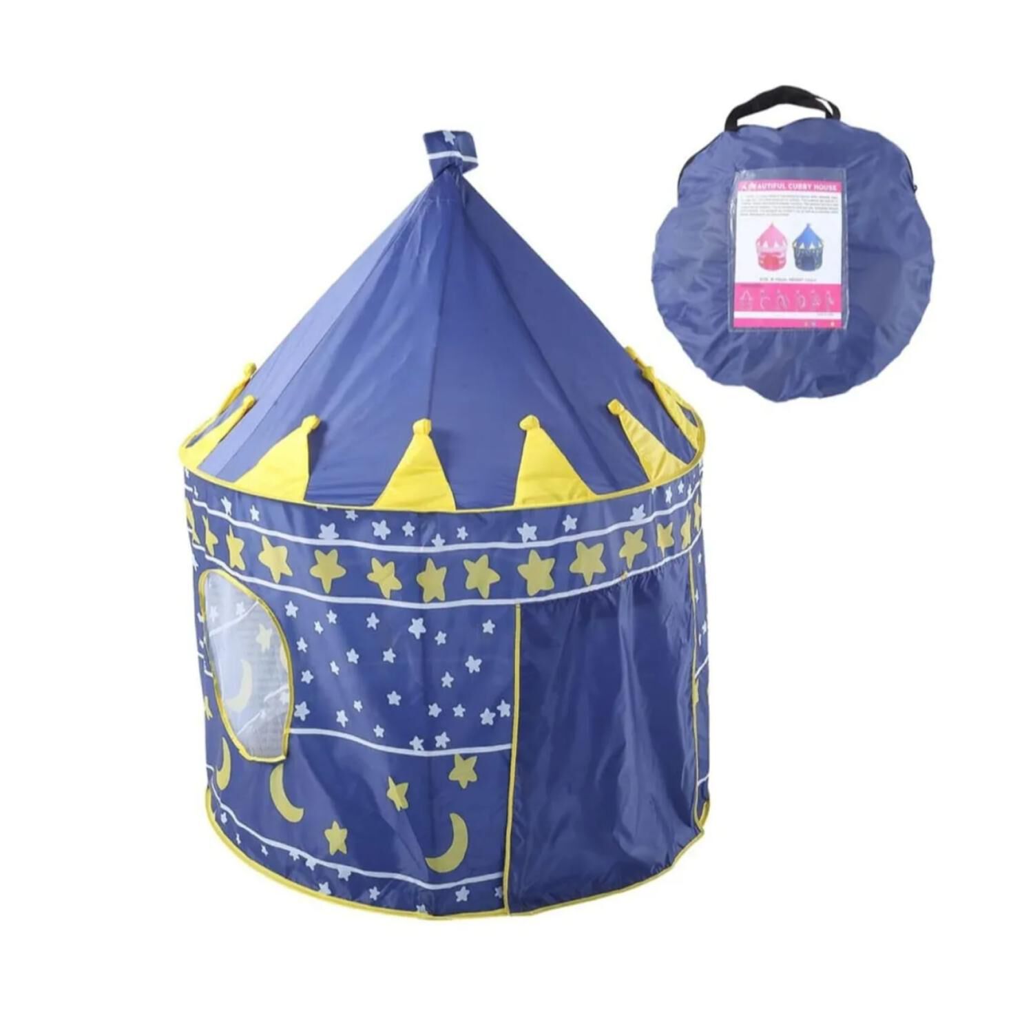 Juguete Carpa Castillo Plegable 135x150cm Azul Infantil image number 0.0