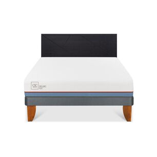 Cama Europea Cic Excellence Plus / 2 Plazas / Base Normal + Respaldo