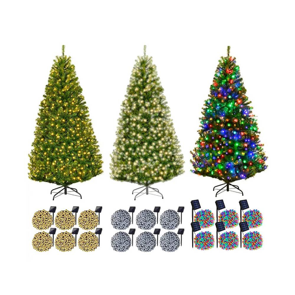 &Aacute;rbol Navidad Pascua Base 6 Luces Led Multicolor image number 0.0