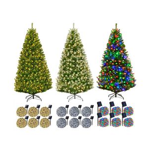 &Aacute;rbol Navidad Pascua Base 6 Luces Led Multicolor