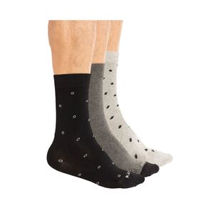 Pack 3 Calcetines Largo Americano Bamb&uacute; Hombre Kayser 99.hp3601-neg1