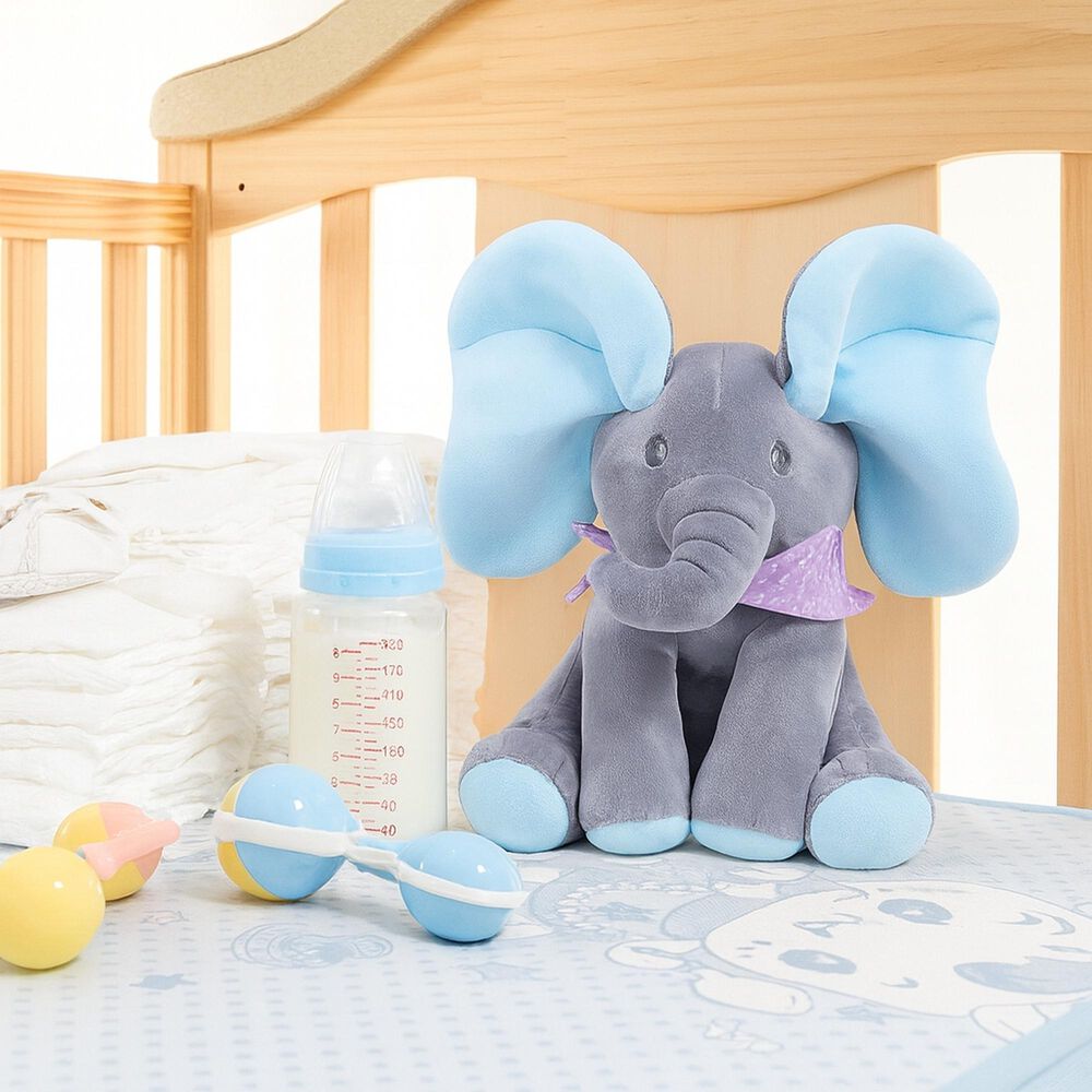 Peluche Interactivo Animado Musica + Juego Elefante Bebe image number 6.0
